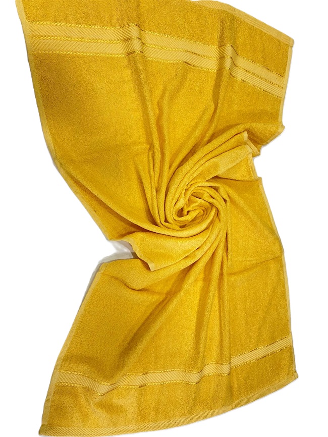 PLAIN YELLOW TOWEL - Image 5
