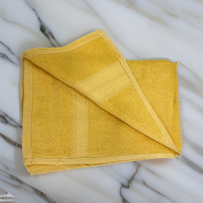PLAIN YELLOW TOWEL