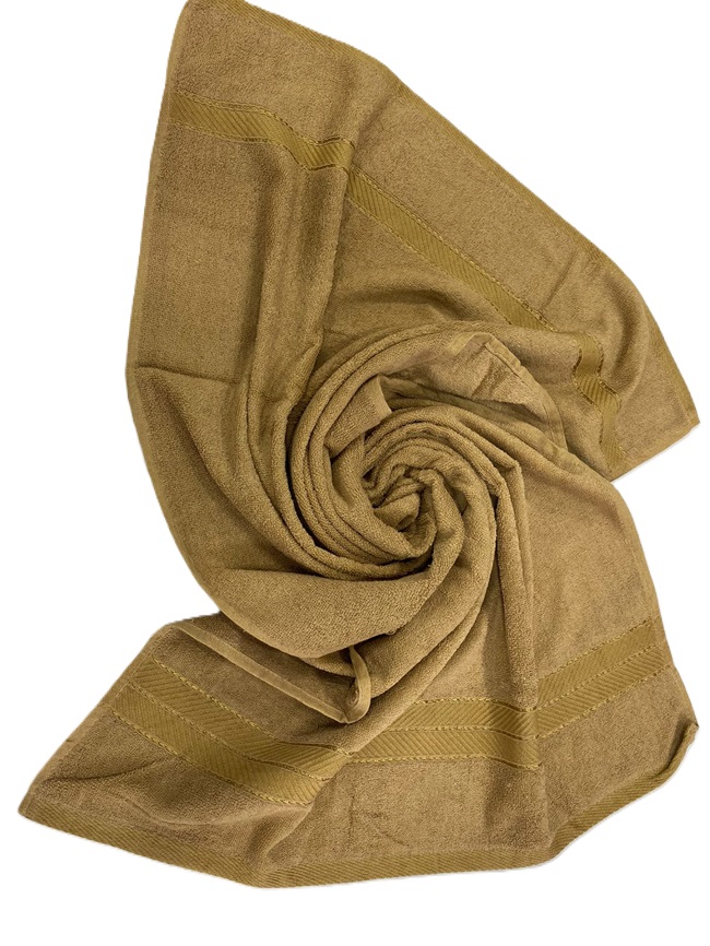 brown terry towel - Image 2